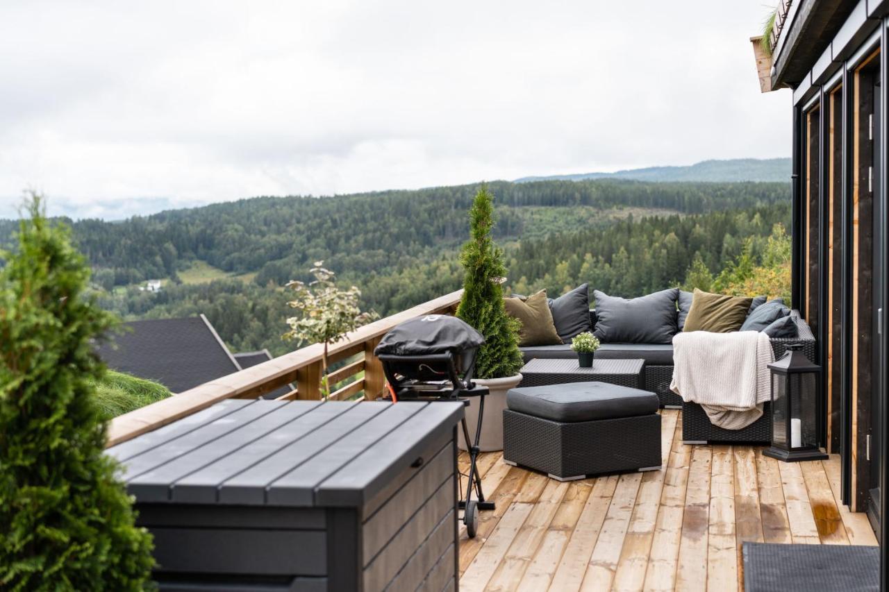 Hide Hut - Amazing View 50 Min From Oslo Vila Stange Exterior foto